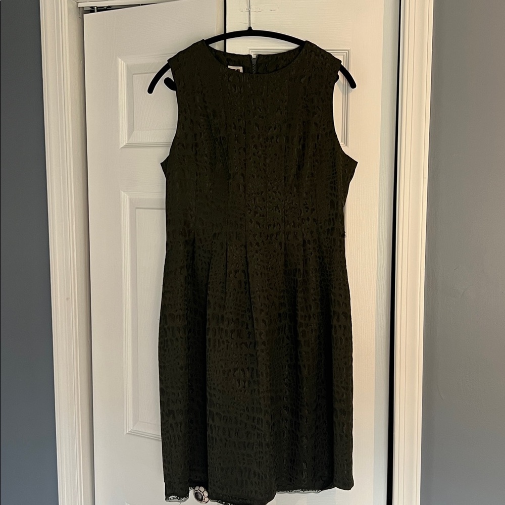 Anne Klein Textured Black Dress